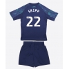 Leicester City Oliver Skipp #22 Bortedraktsett Barn 2025-26 Kortermet (+ Korte bukser)